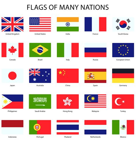 Printable Country Flags